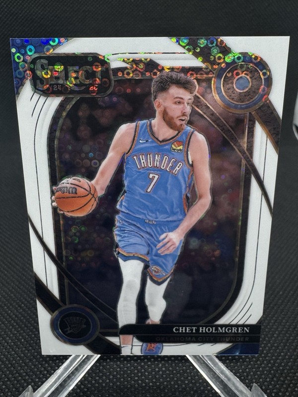 2024-25 Select #222 - Chet Holmgren Courtside - White Disco /75 MINT