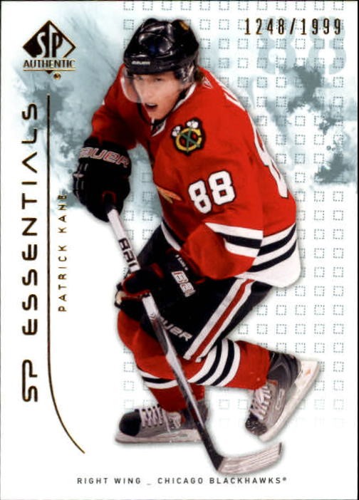 Patrick Kane #139 Hockey Cards 2009 SP Authentic trading card — raw and PSA graded price guide