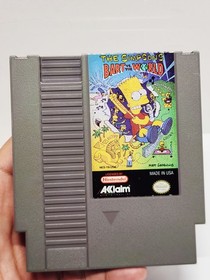 NES Nintendo The Simpsons Bart Vs The Space Mutants And World Bundle Tested 