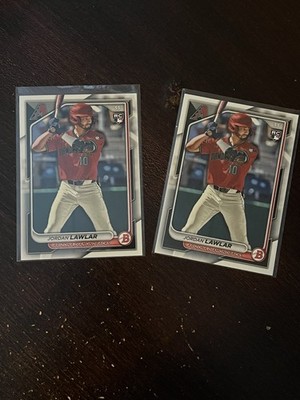 2024 Bowman Jordan Lawlar #96 (RC) (2 Card Lot)