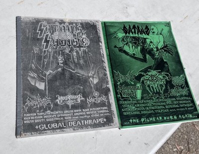 Black Metal Zines Satans Sadists Lot Of 2 Dark Throne Mayhem Slayer