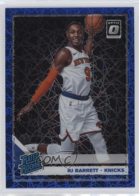 2019 Panini Donruss Optic Rated Rookie Blue Velocity Prizm RJ Barrett #178 15fy