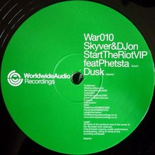 Skyver & D Jon - Start The Riot Vip / Dusk - UK 12" Vinyl - 2005 - Worldwide ...