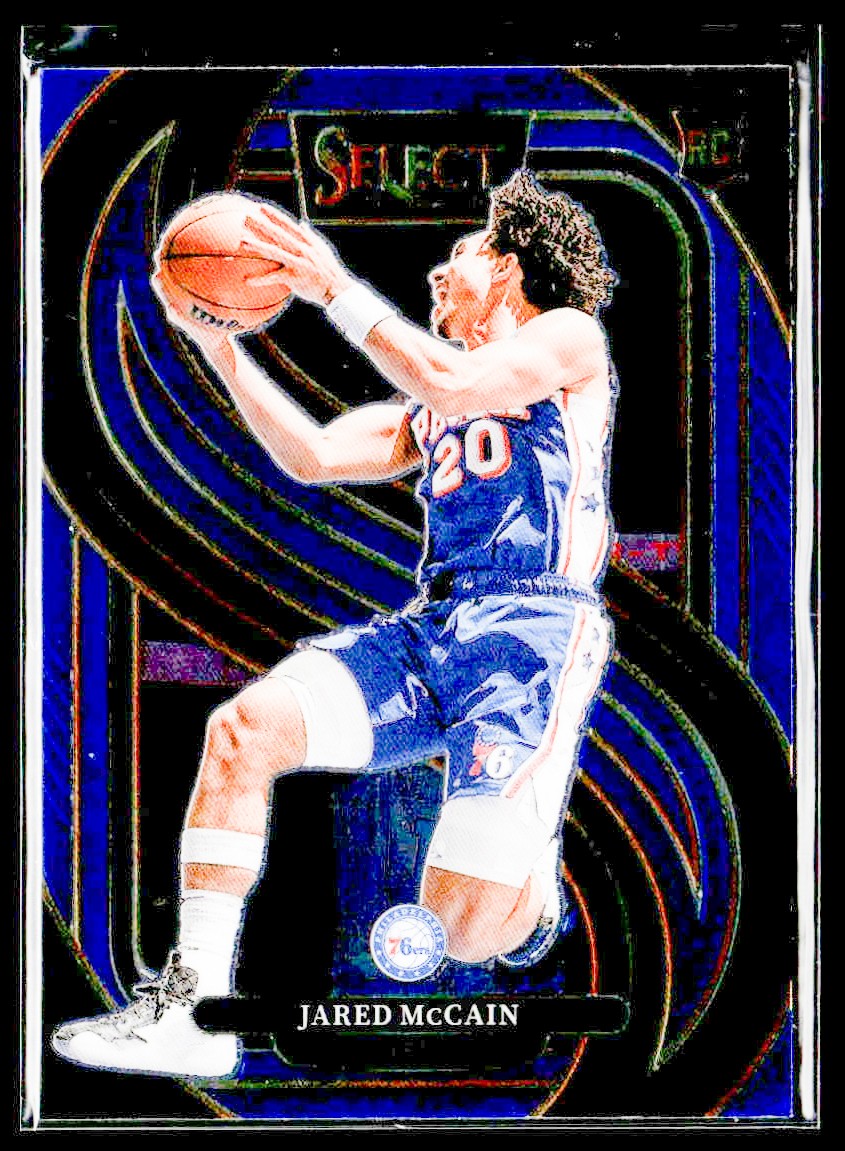 2024-25 Panini Select #184 Jared McCain Blue (Retail) Rookie