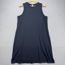 Lululemon Classic-Fit Cotton-Blend Dress Women 10 Black LW1DH0S Tank Mini