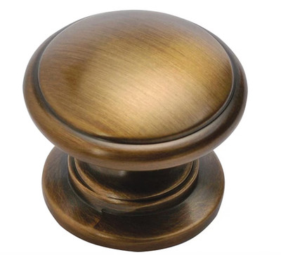 4) Hickory Hardware P3053-SD 1-1/4'' Williamsburg Round Knob in Satin Dover