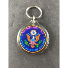 Washington DC United States Of America Seal Acrylic Keychain