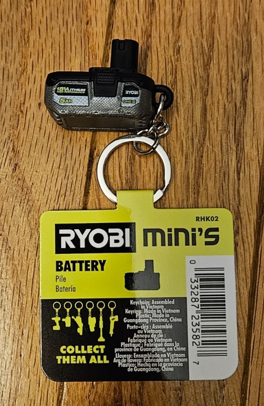 ロサンゼルス RYOBI Mini's Keyring Keychain One+ Power Tools Gift (3 options