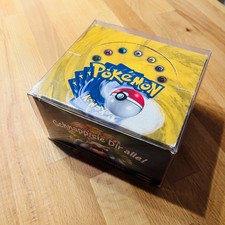 Pokemon Set Base Display Booster Box 1. Gen VUOTA senza carte + custodia OMAGGIO