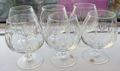 Zawiercie polnische Kristall Schnaps Gläser 6er Set sehr guter Zustand