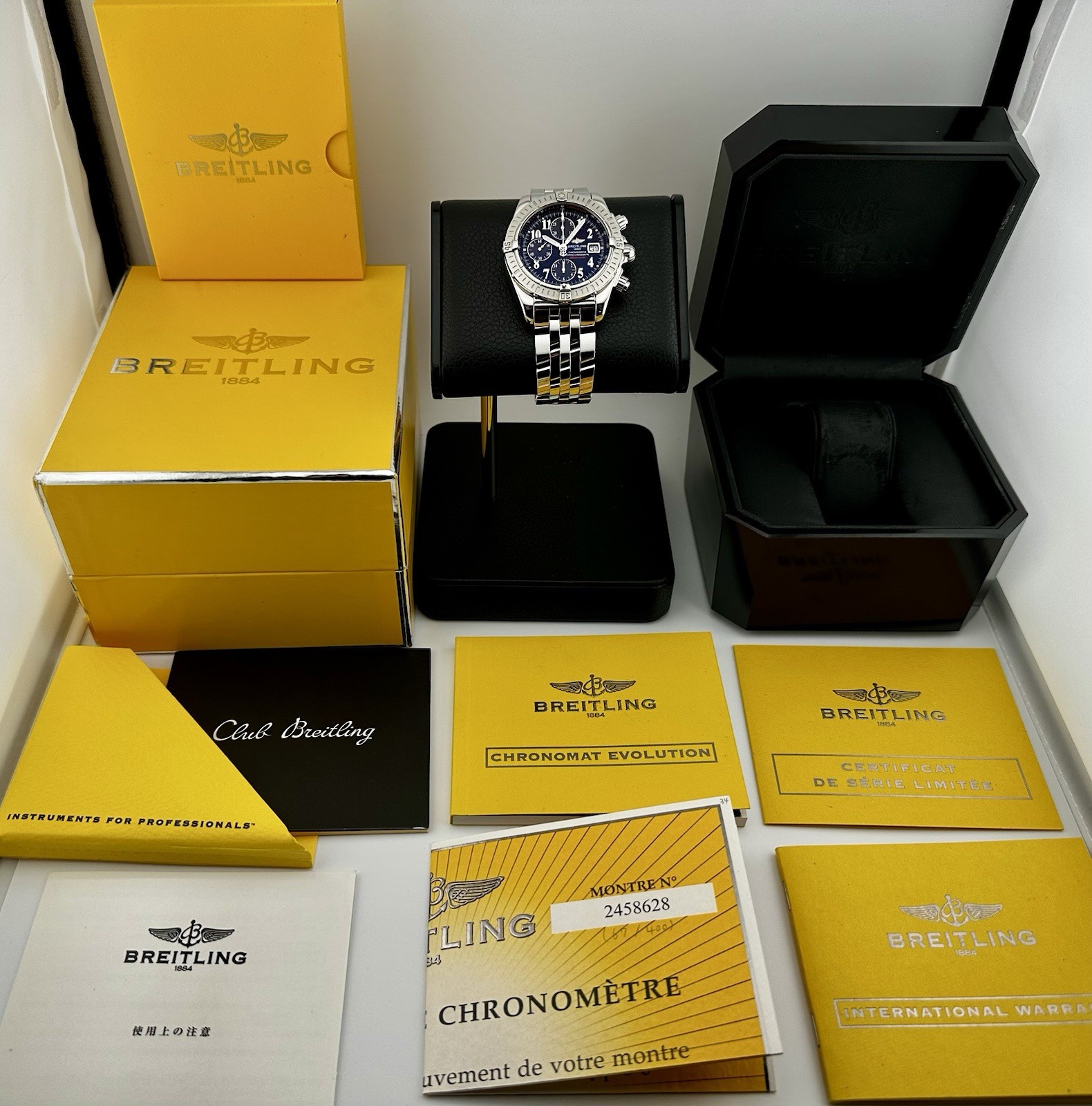 BREITLING Chronomat Evolution LIMITED EDITION Bla… - image 13