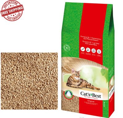 40L Cats Best OKO Plus Original Klumpendes Katzenstreu Toilette spülbar - MEGA PACK
