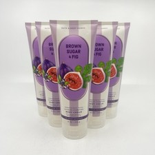 bath and body works 5 Pc BROWN SUGAR AND FIG Body Cream 8 Oz New