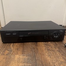 Mitsubishi HS-U775 S-VHS Hi-Fi VCR VHS Plus (No Remote) -- TESTED