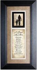 A Prayer for My Mom Traditional Wood Wall Plaque 8"X16" | Made in USA | Inspirat