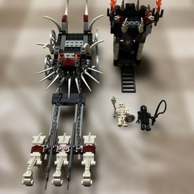 LEGO Castle Fantasy Era Skeleton Tower 7093 & 7092 Set Used Retired As Is