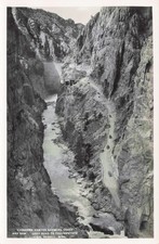Shoshone Canyon Showing Grade and Dam Cody Road to Yellowstone WY 6"x4" photo