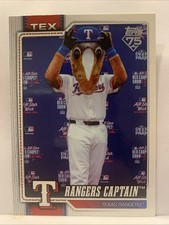 Topps 2026 Series One M-12 Rangers Captain Mascot Texas Rangers