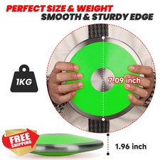 1kg Sports Training Discus 2 Pcs Nylon Steel Rim Track Field