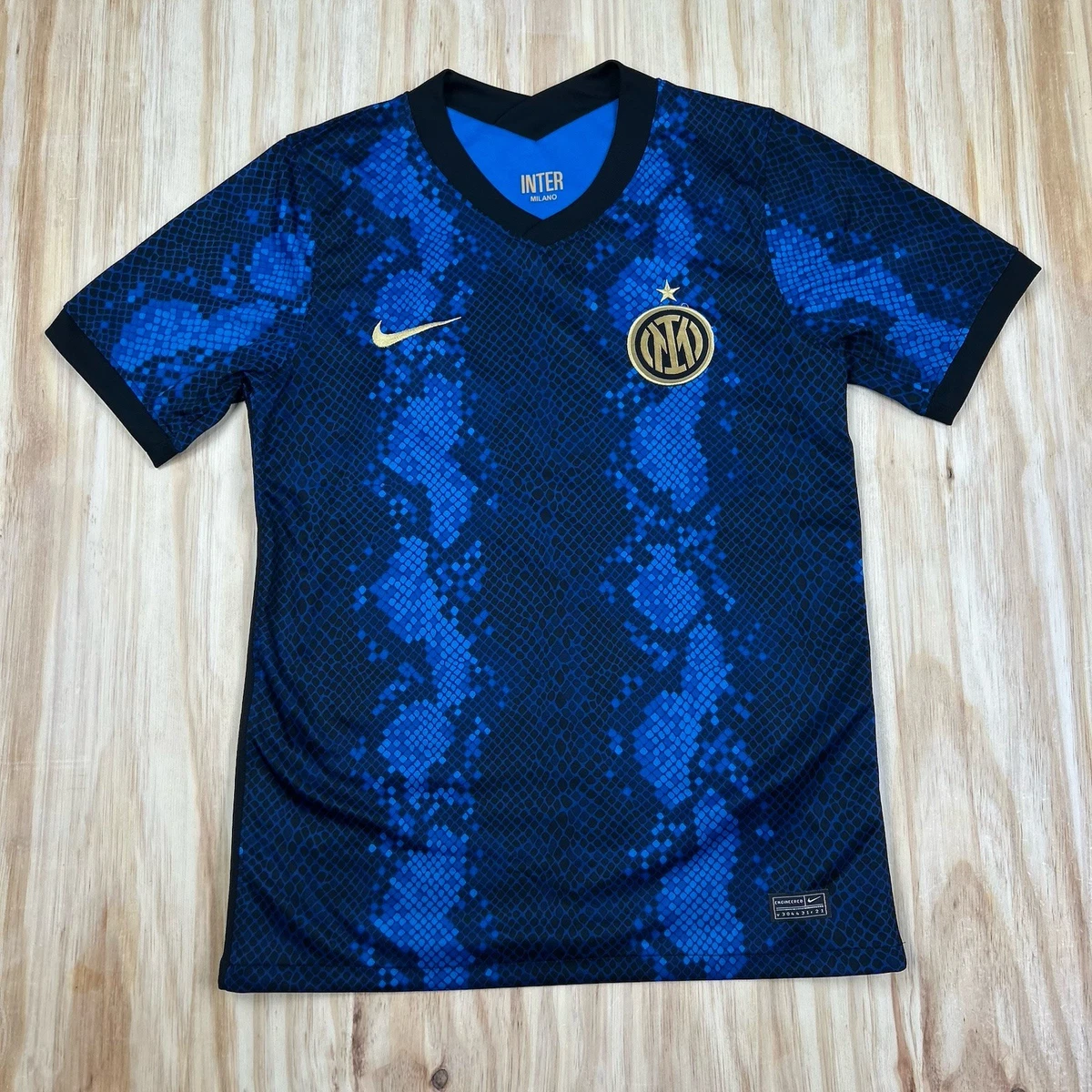 T-shirt Inter Milan Personnalisable – Fait Aux USA, Tailles S à 5XL, Noir