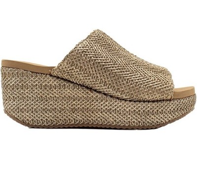 VOLATILE Women's Canteen Wedge Sandal Pewter Size 11 NWB Ultra Comfort Insole