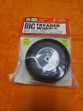 Du-Bro - 4.00" - Deep Tread Inflatable Tires - 4" Wheels - Part 400TV - New