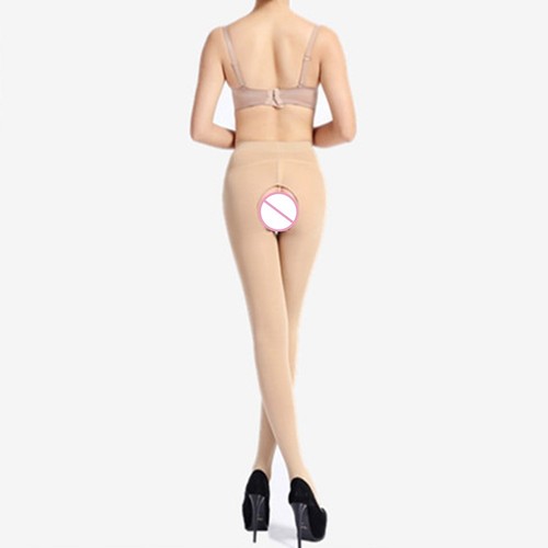 Gamaschen Offener Schritt Samt Schicklos Schlank Sexy Strumpfhosen Sumodx - Bild 11 von 26