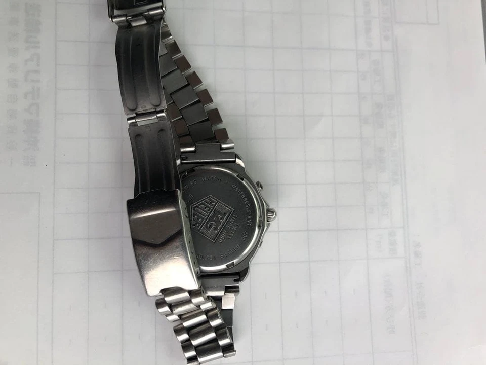 TAG Heuer Formula 1 Men's Watch Black Dial Silver Band, Missing Crown - Image 2 of 4