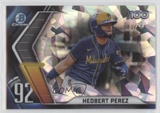 2022 Bowman Chrome Scouts Top 100 Atomic Refractor 70/150 Hedbert Perez w6g