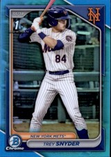 Trey Snyder 1st Bowman #BD-138 #/499 New York Mets