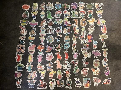 10 PCs Random 90s Kids Nostalgia Cartoon Stickers | Nickelodeon, Cartoon Network