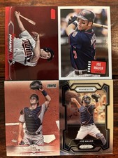 Joe Mauer 4 Card LOT! Red Foil / Hit Stars / Prizm - Minnesota Twins