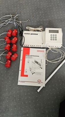 Velta Genius Fußboden-Heizungssteuerung inkl. 9 Thermoantriebe