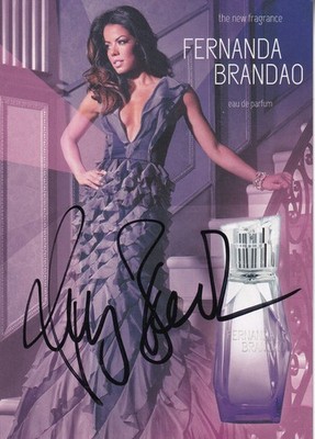 Autogramm - Fernanda Brandao (Model)