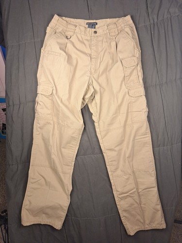 Pantaloni cargo tattici 5.11 verde, beige, cachi 36X34 lotto di 4 ripstop militari - Foto 8 di 13