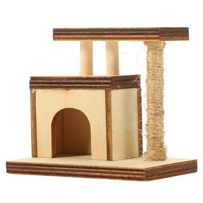 Kleiner Katzenbaum Miniatur-katzenbaum-modell Mini-Hausschmuck Möbelmodell