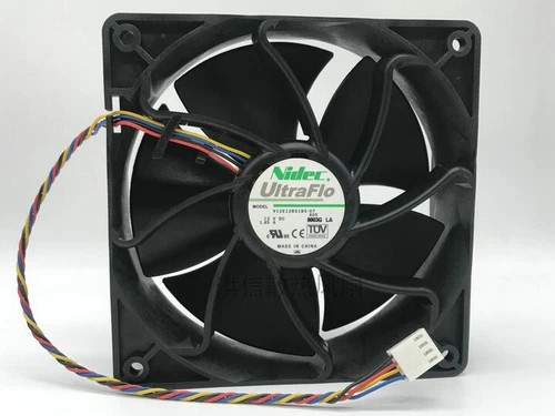 Nidec V12E12BS1B5-07 12V 1.85A 12038 for Ant S7 S9 special cooling fan 4pin