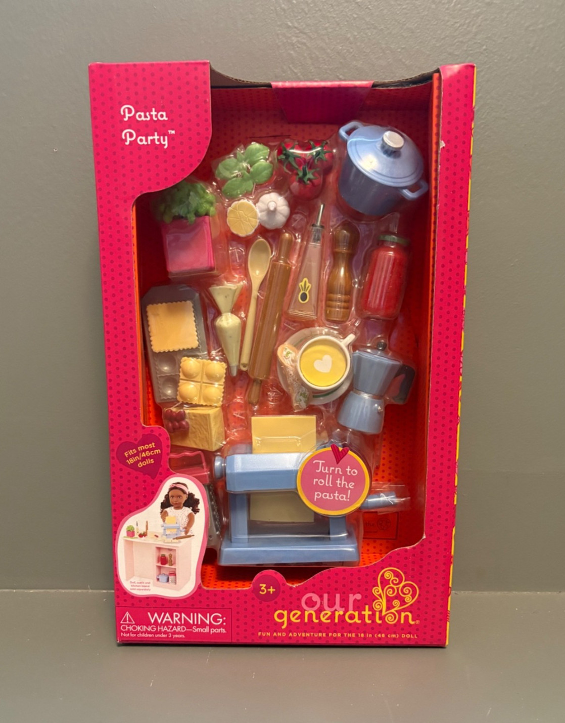 Our Generation Doll Accessories PASTA PARTY Play Set~~New in