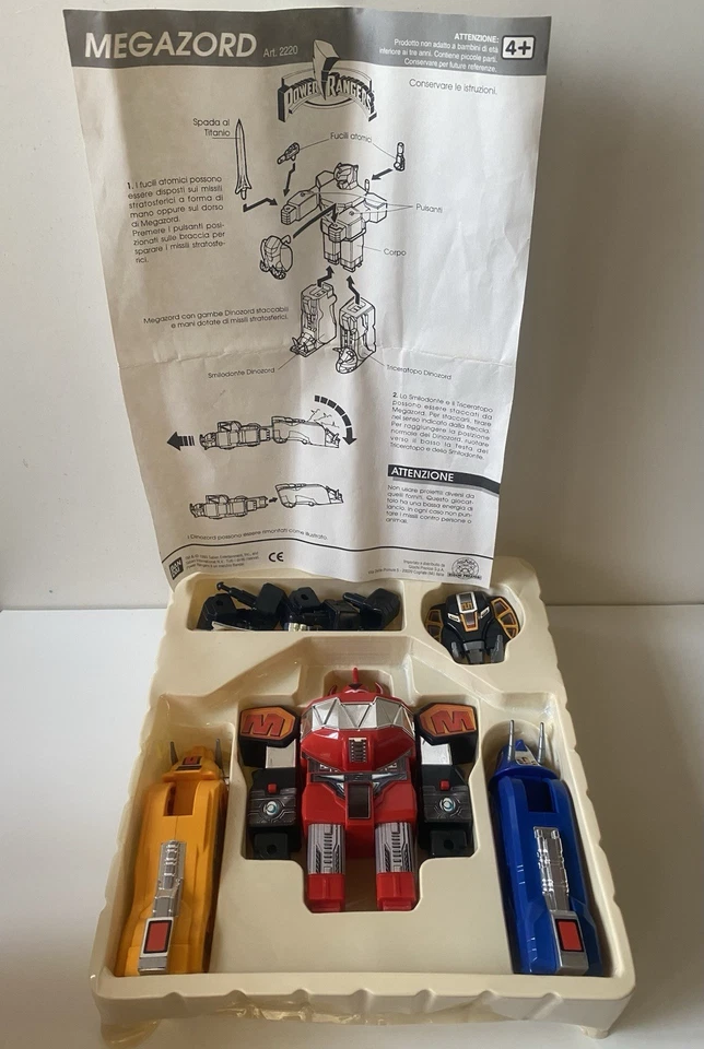 Robot Megazord Power Rangers Bandai 1993 trasformer trasformers - Immagine 3 di 4