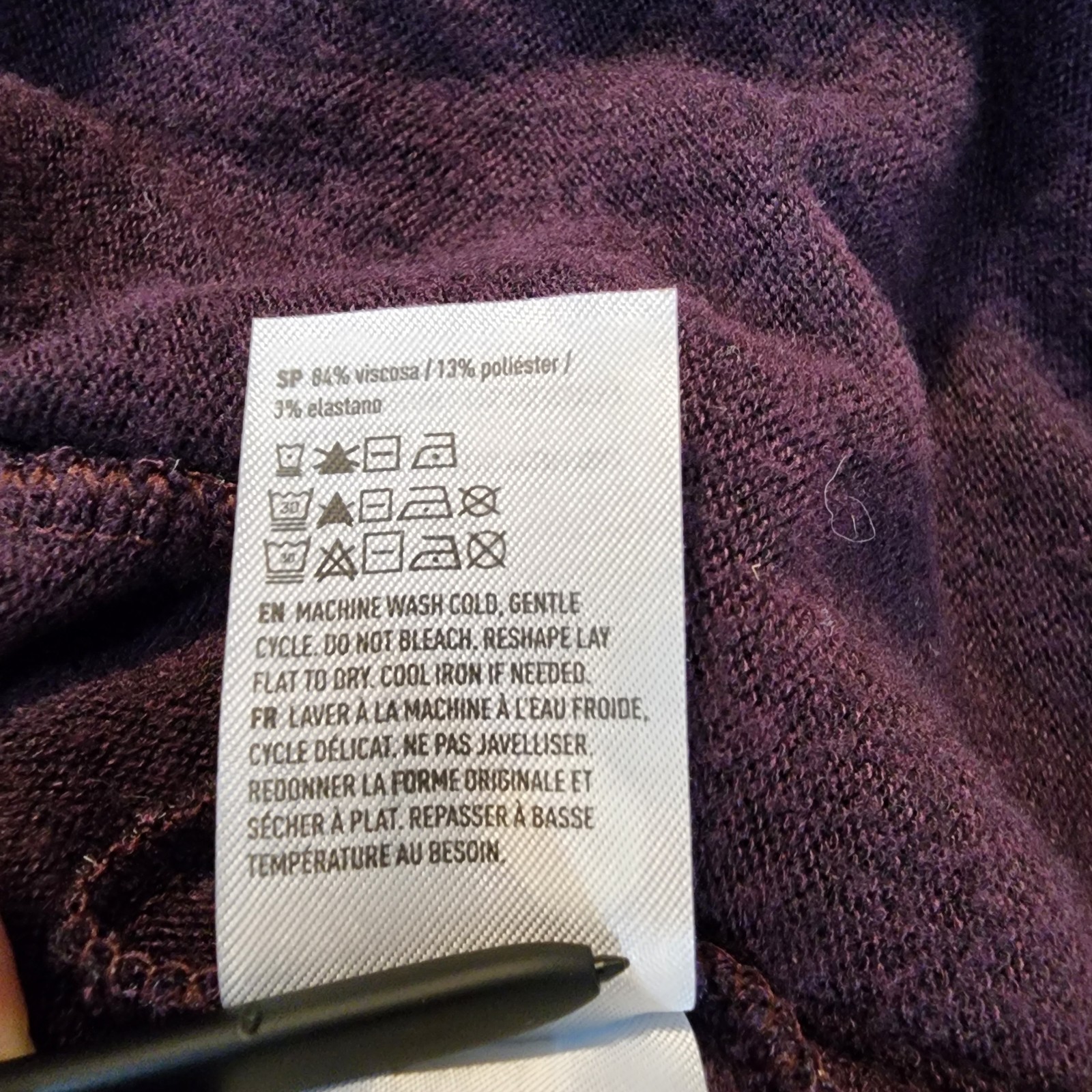 American Eagle AEO Size Medium Split Back Purple … - image 11