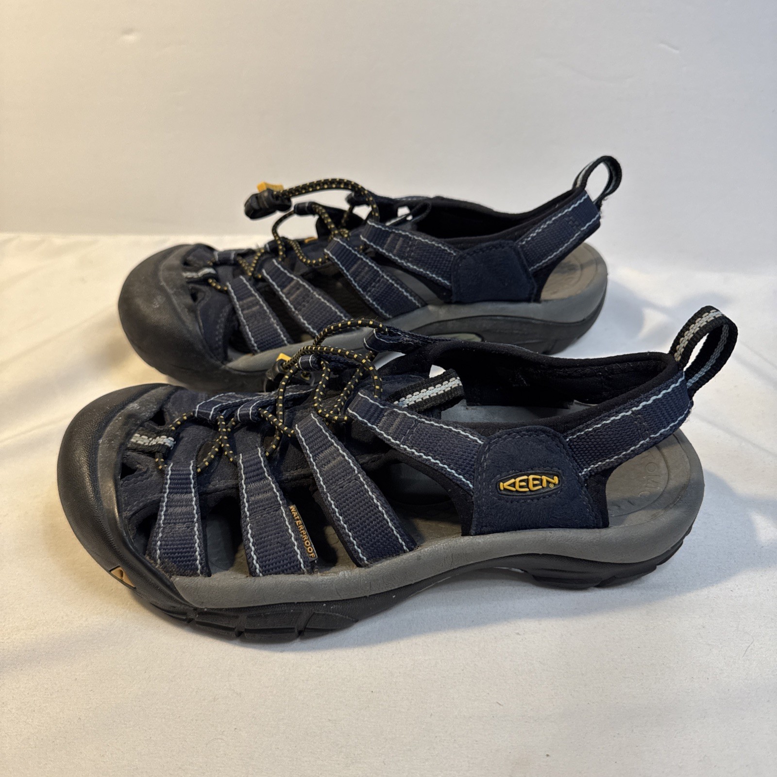 Sandali KEEN escursionismo passeggio atletico impermeabili blu navy taglia 6 5 UK 4 5