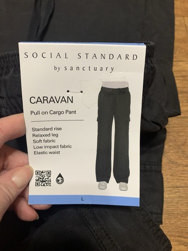 Damen-Caravanhose Social Standard by Sanctuary schwarz Größe Large  - Bild 3 von 13