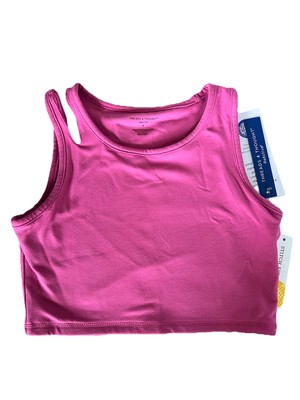 Threads 4 Thought Youth Girls Size 12 Pink Reactive Sleeveless Tank NWT
