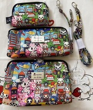 NWT Jujube Ju-Ju-Be Tokidoki Be Set Sushi Cars Cosmetics Organized Bag Set