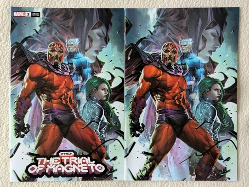 X-Men: The Trial Of Magneto #3 (2021) Exclusive Kael Ngu Virgin & Trade SET
