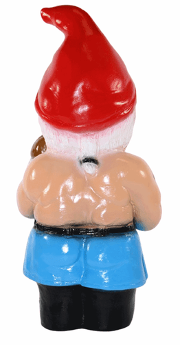 Gartenzwerg Garten Zwerg Figur Boxer aus Kunststoff Höhe 34 cm stehend - Bild 5 von 5