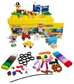 LEGO Classic 10696 Creative Bricks Assortment Pieces w Box Lot Uncounted PlsRead