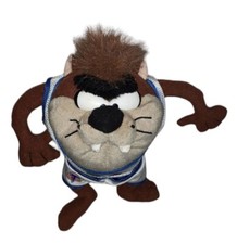 Vintage 1996 Looney Tunes - SPACE JAM - TAZ Stuffed Plush 8  - Warner Brothers