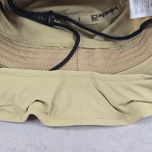 Avalanche Foldable Outdoor Boonie Bucket Hat With Neck Shield Khaki One Size Cap - Picture 16 of 19