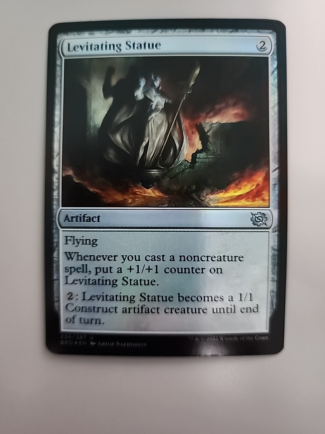 MTG Levitating Statue The Brothers' War 236/287 Foil Uncommon